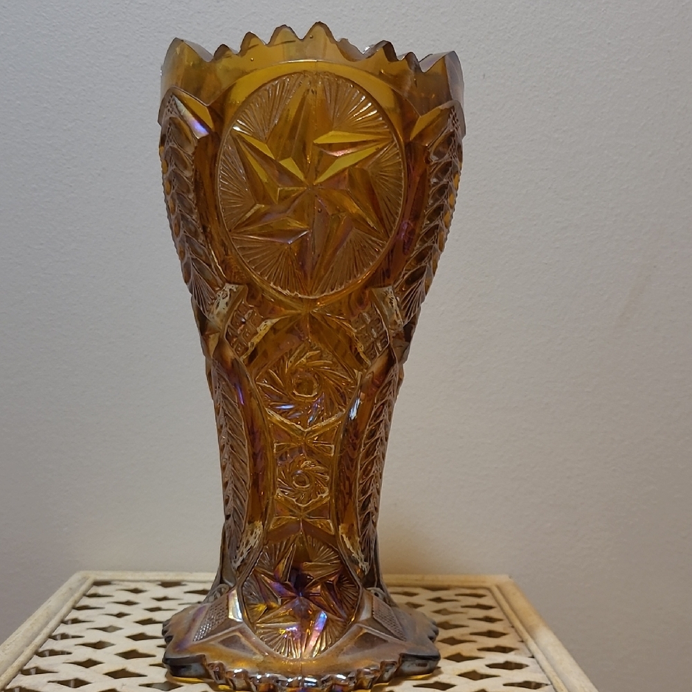 Carnival Glass LE Smith Ohio Star